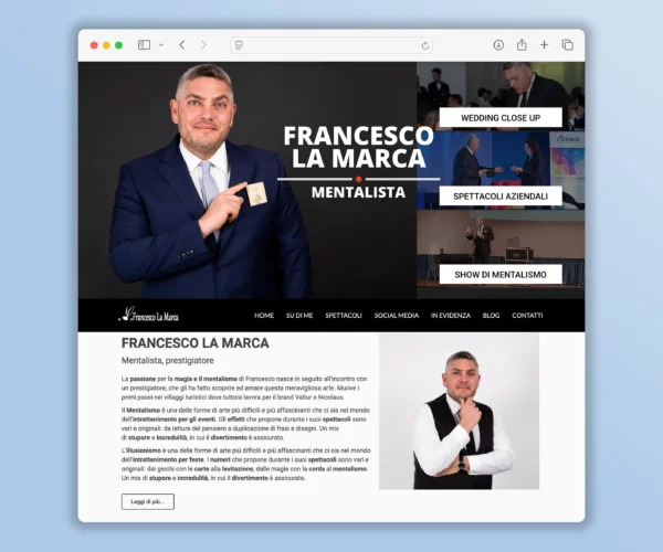 francesco la marca mago sito web