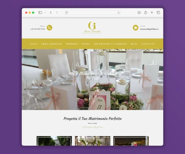 imma grimaldi wedding sito web