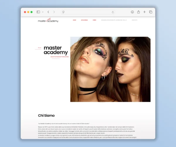 master academy sito web