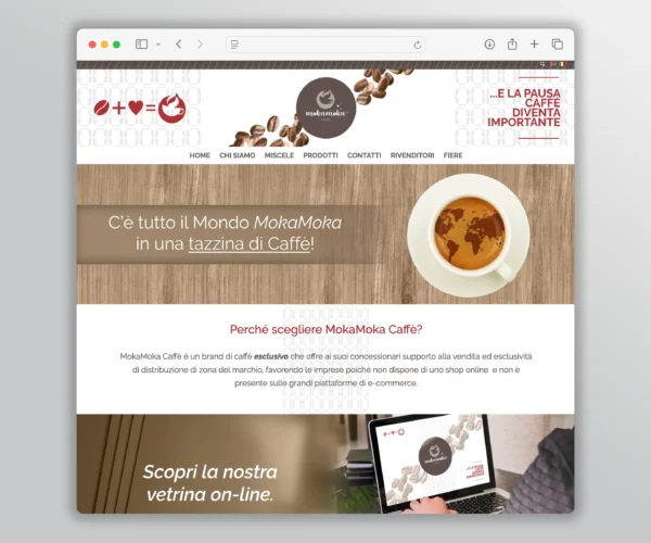 moka moka caffè sito web