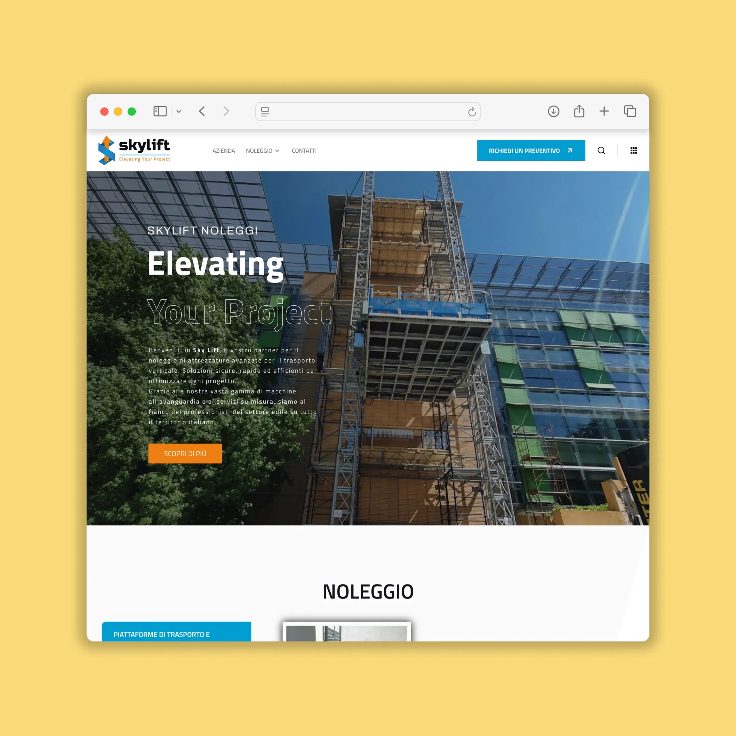 sky lift sito web